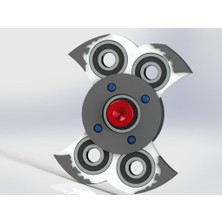BYR Modüler Fidget Spinner (Plastik Aparattır!!!) 3D