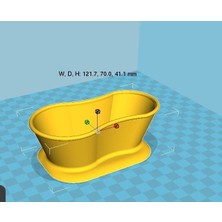 BYR Sabun Tutucu Banyo Stili (Sadece Plastik Aparattır!!!) 3D