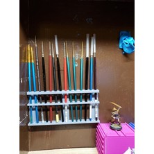 BYR Boya Fırçası Tutucu / Saklama (Sadece Plastik Aparattır) 3D