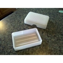 BYR Küçük Seyahat Sabunu Kutusu (Seyahat Boyutu Sabuna Uyar) (Sadece Plastik Aparattır) 3D