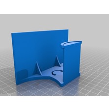 BYR Raflı Kulaklık Tutucu (Sadece Plastik Aparattır!!!) 3D