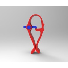 BYR Süper Yonga Klip W Dönen Mandal Sürümü (Sadece Plastik Aparattır!!!) 3D