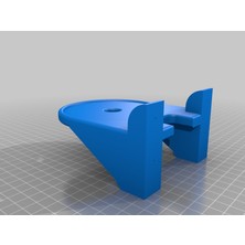 BYR Amazon Echo 4 Duvar Standı (Sadece Plastik Aparattır!!!) 3D