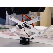 BYR Doğrusal Aktüatör Küçük Servo Motor (Sadece Plastik Aparattır!!!) 3D