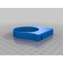 BYR Rv Sıvı Sabunu ve Tuvalet Fırça Tutucu (Sadece Plastik Aparattır) 3D