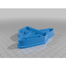 BYR [çerez Kesici] Playstation Logosu - 1994 (Sadece Plastik Aparattır) 3D