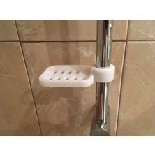 BYR Tek Parçalı Halka Kelepçeli Sabun Kabı (Sadece Plastik Aparattır!!!) 3D