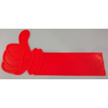 BYR Esnek Yer Imi - Başparmak Yukarı (Sadece Plastik Aparattır!!!) 3D
