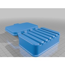 BYR Kapaklı Sabun Kutusu (Sadece Plastik Aparattır!!!) 3D