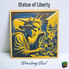 BYR Özgürlük Heykeli - Breaking Bad (Sadece Plastik Aparattır) 3D