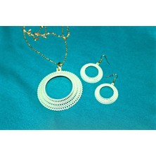 BYR Tığ Işi Kolye Seti (Sadece Plastik Aparattır) 3D