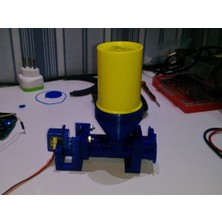 BYR Mikro Servo Kontrol V2 ile Otomatik Balık Besleyici (Sadece Plastik Aparattır!!!) 3D