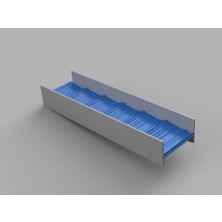 BYR Bağlanabilir Sluice Box Alt (Sadece Plastik Aparattır) 3D