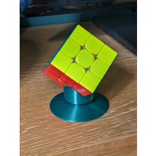 BYR Rubik'in Küp Döndürme Standı (Sadece Plastik Aparattır!!!) 3D