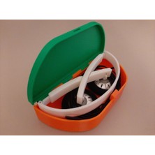 BYR Katlanabilir, Uzatılabilir Koss KSC75 Kafa Bandı + Seyahat Kılıfı (& Bonus Remixed PX100 Caps) (Sadece Plastik Aparattır!!!) 3D