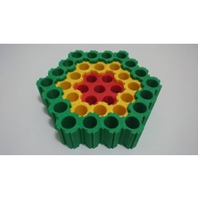 BYR Hex Aa Pil Kutusu (Sadece Plastik Aparattır!!!) 3D