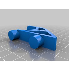 BYR Düz Paket Raf Kancası (Sadece Plastik Aparattır!!!) 3D