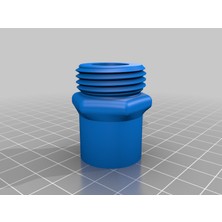 BYR Musluk Havalandırıcı Adaptörü Bahçe Hortumu 11/16-27X5/8-11.5 (Sadece Plastik Aparattır!!!) 3D