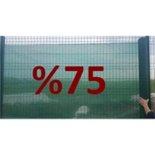 75'lik Gölgeleme Filesi, Bahçe Çit Tel Örtüsü, Delikli, 1X10 M