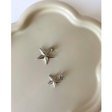 Xuping Zirkon Taşlı Zarif Silver Yıldız Küpe