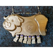 BYR Şanslı Domuz Kolye Kolye (Plastik Aparattır!!!) 3D