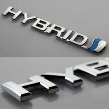 Hybrid Yazı Toyota Hybrid Yan ve Arka Yazı