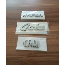Getz Crdi Bagaj Yazısı 3lü Set Hyundai Getz Crdi Yazı