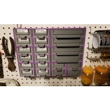 BYR Pegboard 2 Çekmece Parçaları Bin - Büyük (NERDALERT3D'NIN Remix) (Sadece Plastik Aparattır!!!) 3D