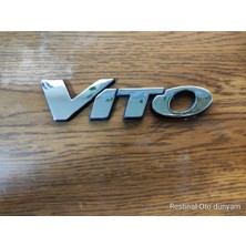 Mercedes Vito W639 2003-2013 Bagaj Yazısı Krom
