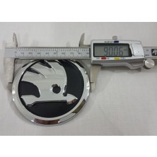 Bagaj Arması 9cm, 2014 ve 2018 Arası, Skoda Bagaj Logosu, Yeti Bagaj Logosu