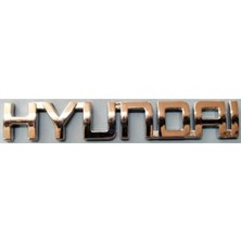 Hyundaı Yazısı Arka Bagaj Yazısı Getz Için (10CM)