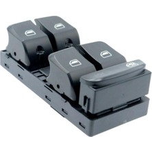 Sol Dörtlü Cam Düğmesi Anahtarı, 2008-2014, Audi A4 Sol Dörtlü Cam Kontrolü