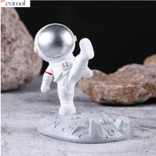 Evımol Astronot Uzayda ) Telefon Tutucu Masaüstü ( Plastik )