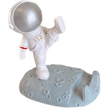 Evımol Astronot Uzayda ) Telefon Tutucu Masaüstü ( Plastik )