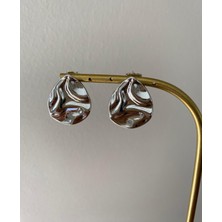 Xuping Asimetrik Damla Silver Küpe
