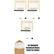 Gustave Flaubert 3 Kitap Seti + Okuma Sticker'ları