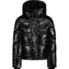 Super Rebel Siyah Kız Çocuk Kayak Montu R409-5214-099M-SPICY Girls Metallic