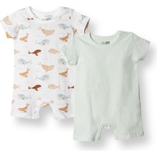 Hellobaby Yenidoğan Erkek 2li Kısa Tulum Erkek Bebek