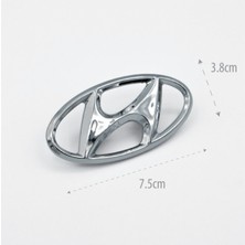 Hyundai Accent 1998-1999 Ön Panjur Arması Logo 7.5/3.8cm