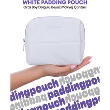 Orta Boy Dolgulu Beyaz Makyaj Çantası MISSHA White Padding Pouch