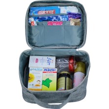 Şık Seyahat Çantası Organizer Seti, Gri, Kozmetik ve Kişisel Bakım Için Ideal