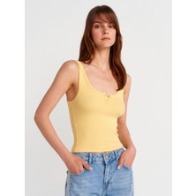 21158 Düğmeli Askılı Top-Sarı