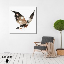 Gaagart Kare Kanvas Tablo Ünlü Eserler Katsushika Hokusai Alaca Kelebek