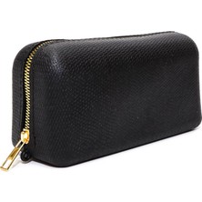 Siyah Silikon Aromatik Kokulu Çok Amaçlı Makyaj Çantası, Şık ve Pratik Tasarım