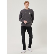 Lee Luke Slim Fit Düşük Bel Siyah Erkek Jean Pantolon