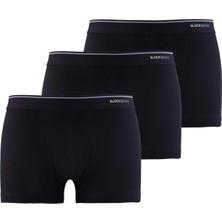 BLACKSPADE 9670 ERKEK TENDER COTTON SHORTY 3 LÜ SİYAH BOXER