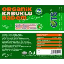 OTS Organik Kabuklu Badem 500 g.