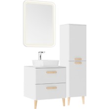 Patara Lavabo Dolabı 60 cm Mat Beyaz