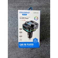 Polygold Car X16 Bluetooth Transmitter Fm Radyo Araç Kiti