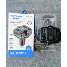 Polygold Car X16 Bluetooth Transmitter Fm Radyo Araç Kiti